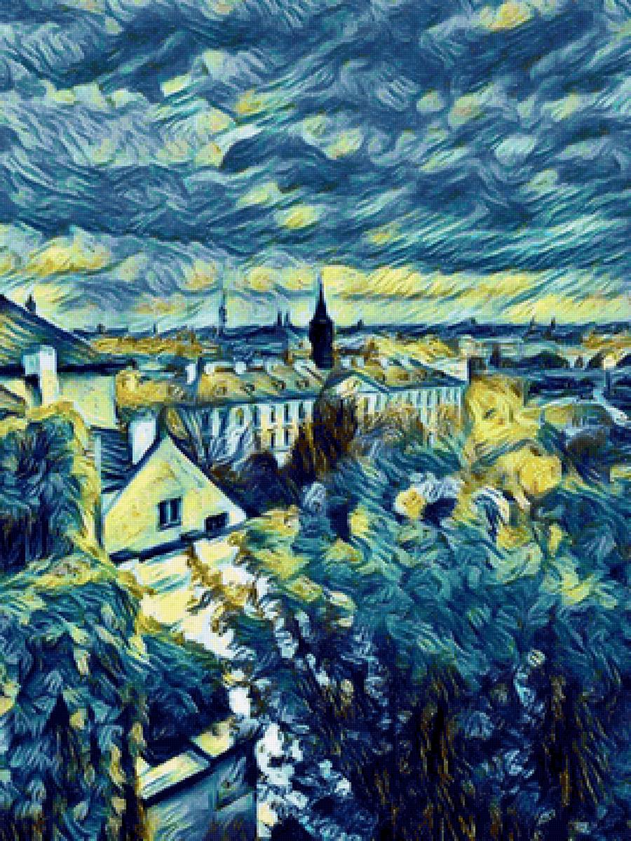 Этюд в стиле Ван Гога - предпросмотр