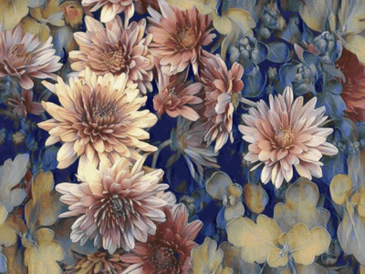 Осенний привет - осень, цветы - предпросмотр