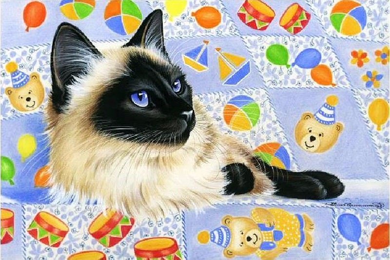 Gato. - animais. - оригинал