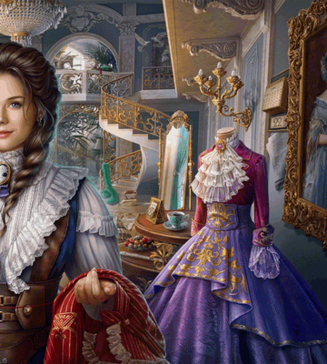 Волшебное ателье (часть 2) - швея, ателье, девушка - предпросмотр