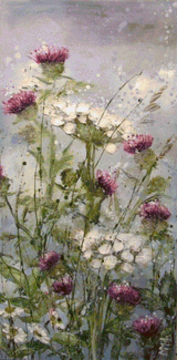 Полевые цветы - цветы, лето, полевые цветы, природа, луг - предпросмотр