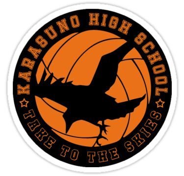 Эмблема "Карасуно" - волейбол, аниме, карасуно - оригинал