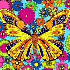 Оригинал схемы вышивки «бабочка панно» (№2375248)