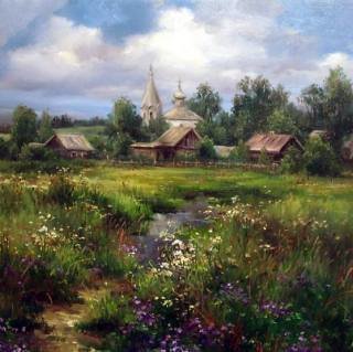 летний пейзаж - оригинал