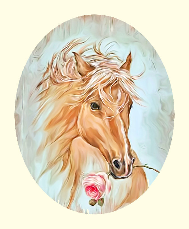 Серия "Кони" - животные, лошадка - оригинал