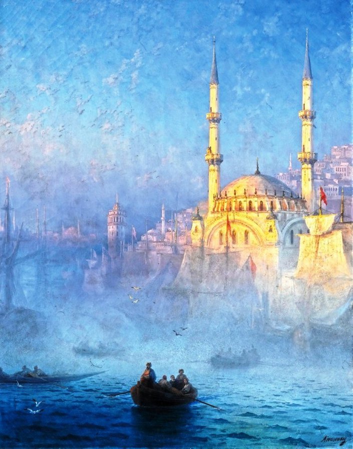 в порт - живопись, художники - оригинал