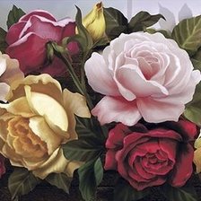 Схема вышивки «Розы»