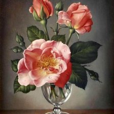 Оригинал схемы вышивки «картина роза» (№2377508)