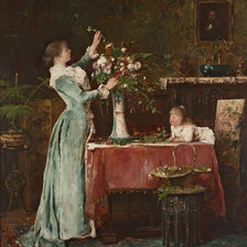 Схема вышивки «составление букета м.мункачи»