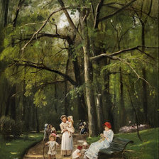 Схема вышивки «оранжерея»