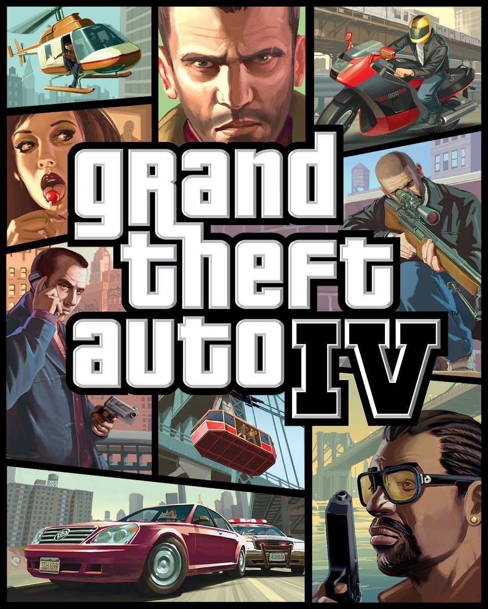 Grand theft Auto IV - grand theft auto iv, gta 4, гта 4, grand theft auto 4, gta iv - оригинал