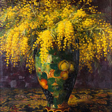 Схема вышивки «Букет мимозы»