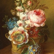 Схема вышивки «Цветы»