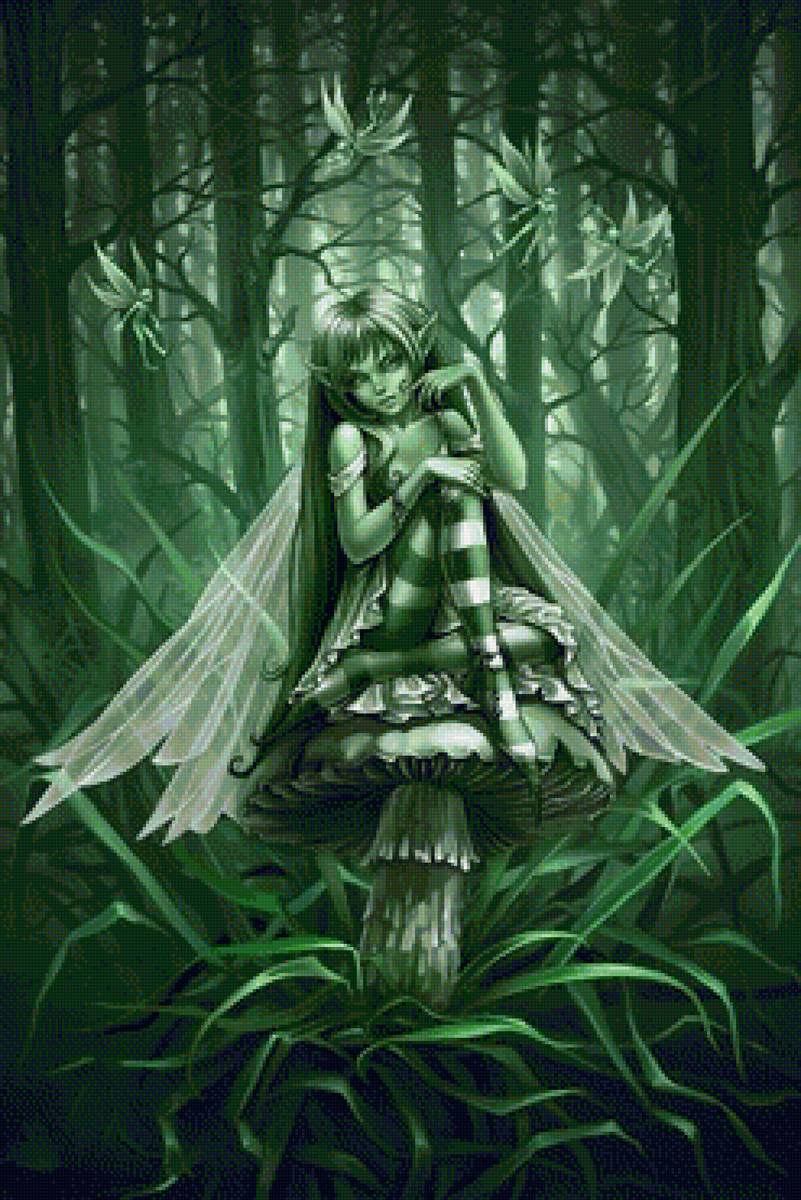 кикимора болотная аниме - фантастические существа, аниме - предпросмотр