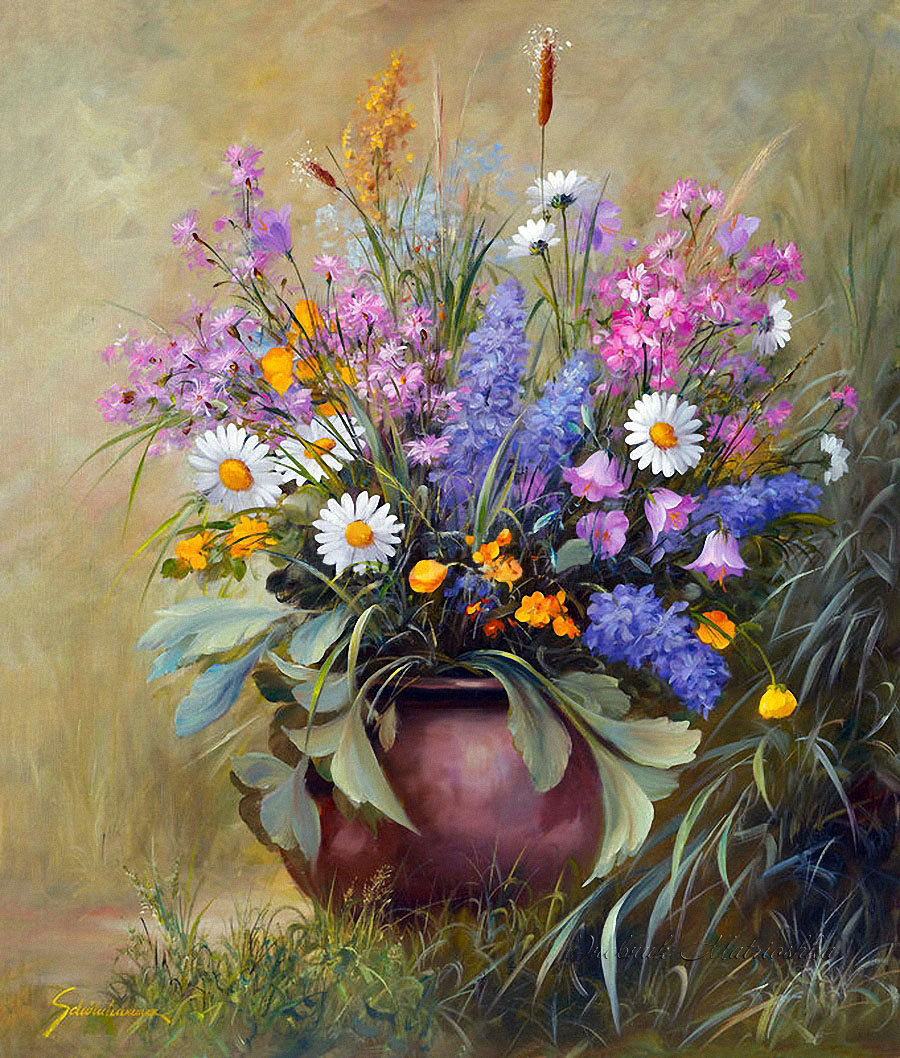 цветы - пейзажи - оригинал