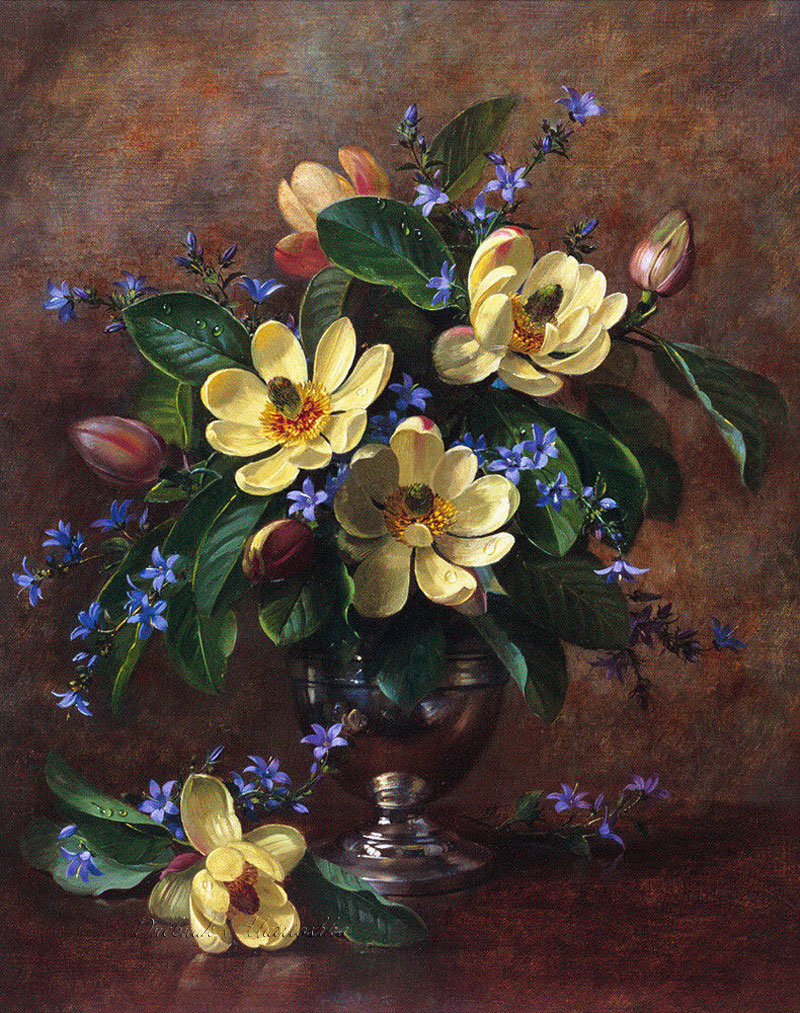 Натюрморт Альберта Вильямса - натюрморт, картина, цветы - оригинал