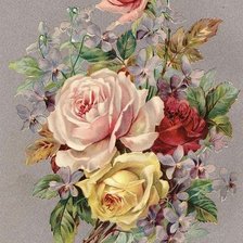 Схема вышивки «Цветы»