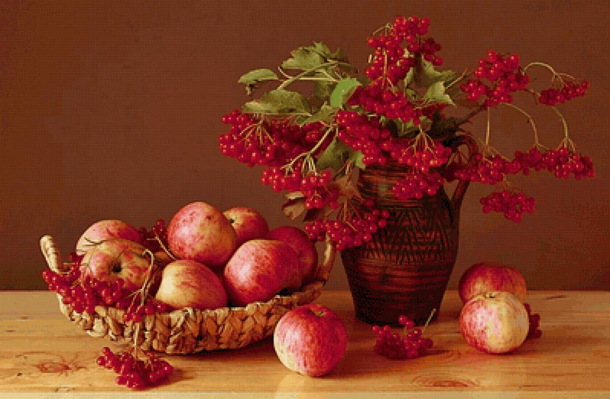 Cesta com  maça e frutas . - frutas . - предпросмотр