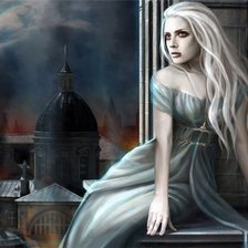 Схема вышивки «Банши девушка»