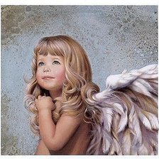 Оригинал схемы вышивки «Красивый ангелочек» (№2382836)