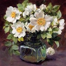 Схема вышивки «Цветы»