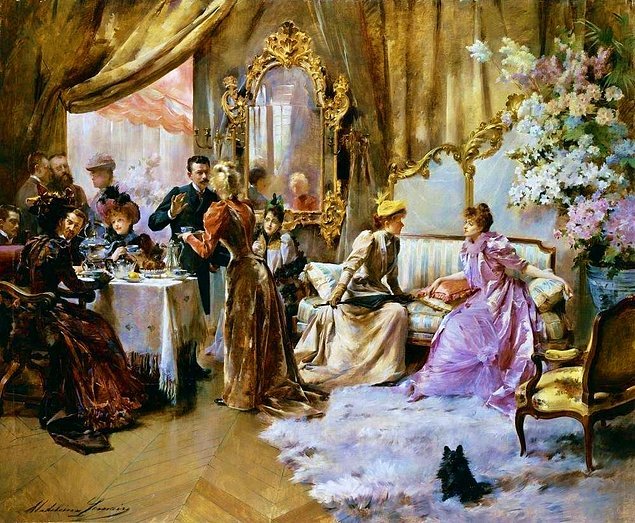 светский вечер - 19 век, дворянство - оригинал