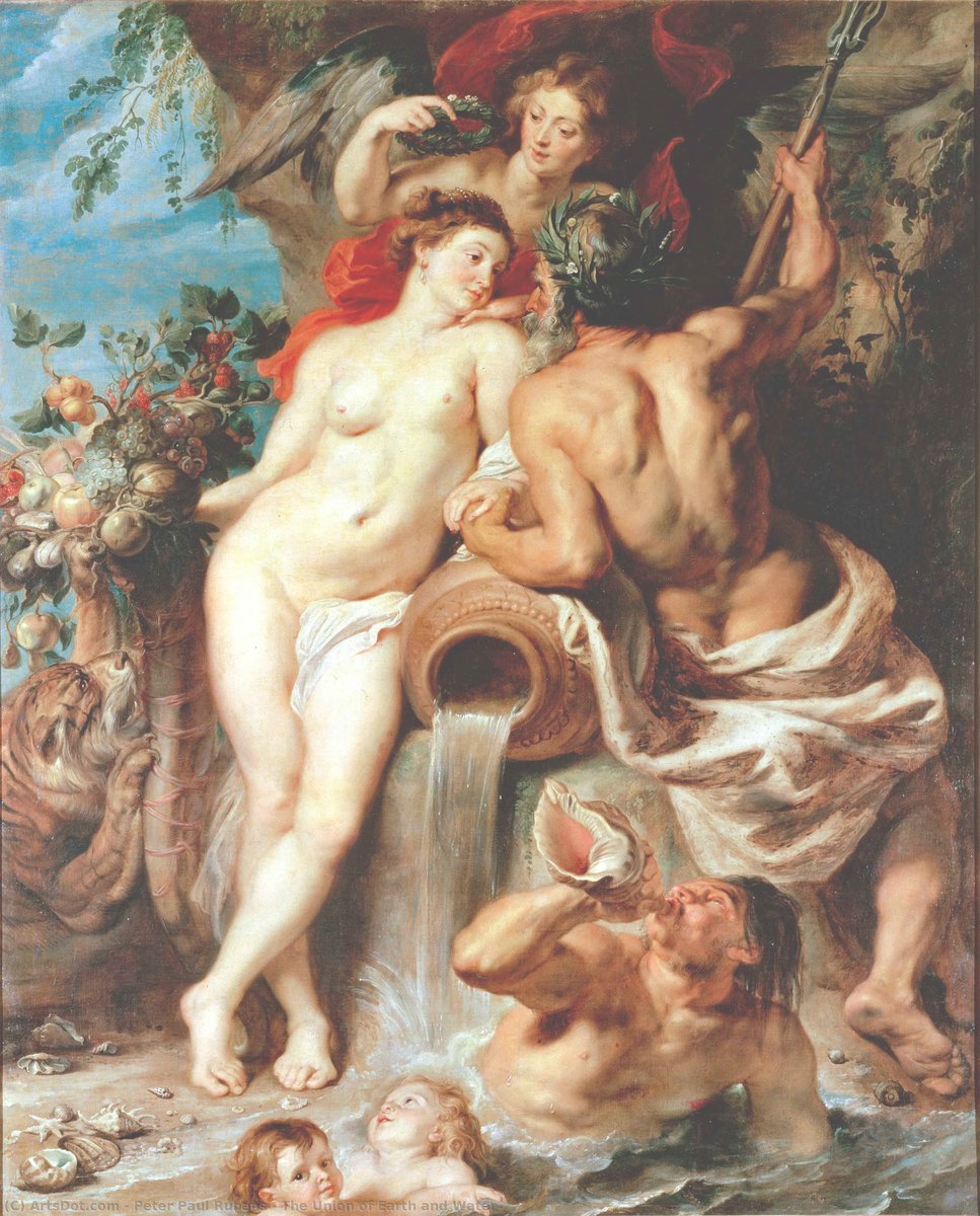 Peter Paul Rubens The Union of Earth and Water - peter paul rubens the union of earth and water painting - оригинал