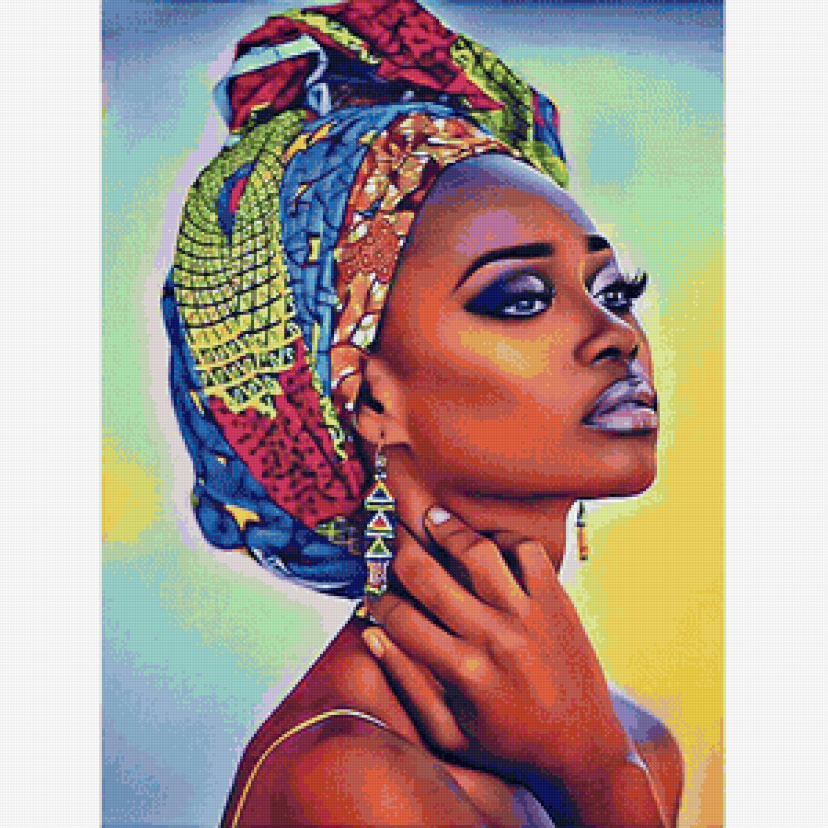 Девушка Африки - предпросмотр