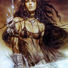 Схема вышивки «Мифический меч II»