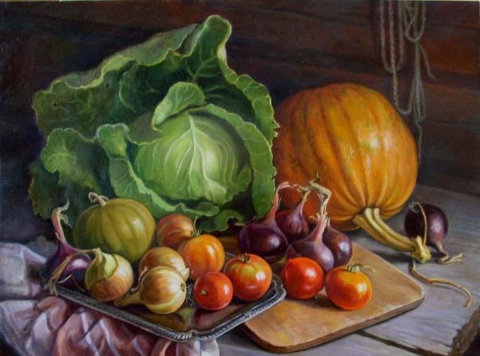 Repollo - bodegon - оригинал