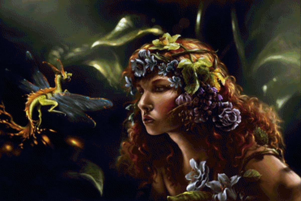 Фэнтези девушка - дракоша, девушка, фэнтези - предпросмотр