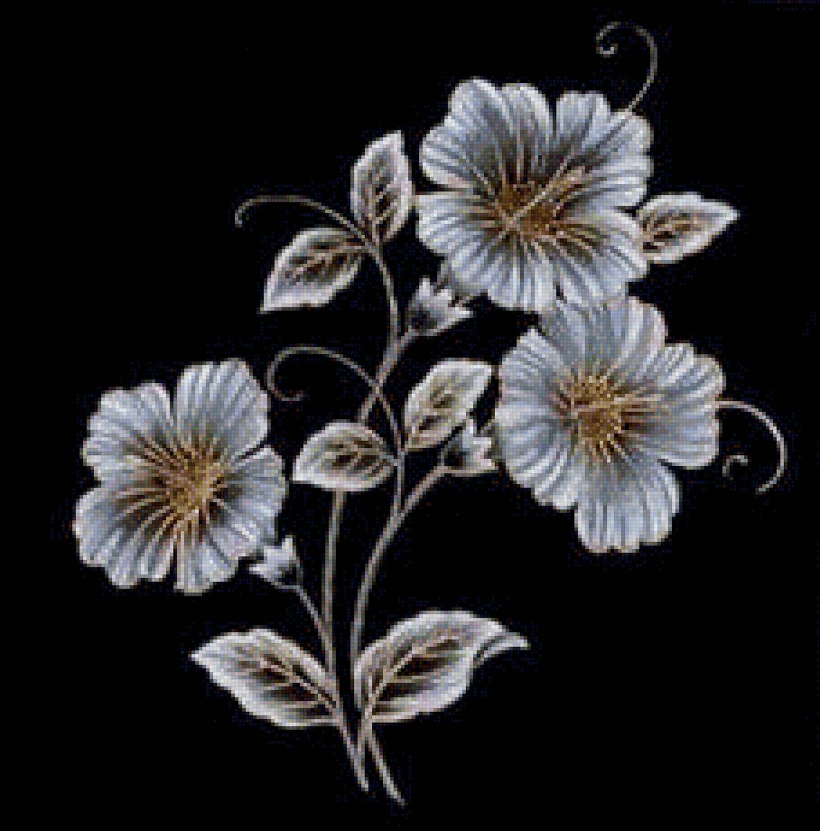 Картина - подушка, картина, цветы - предпросмотр