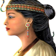 Схема вышивки «Греческий профиль царицы»