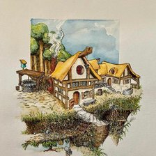 Схема вышивки «отражение»