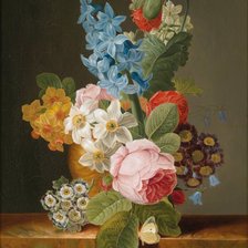 Схема вышивки «цветы»