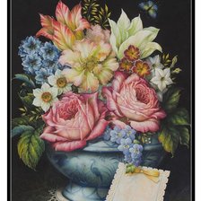 Схема вышивки «Букет»