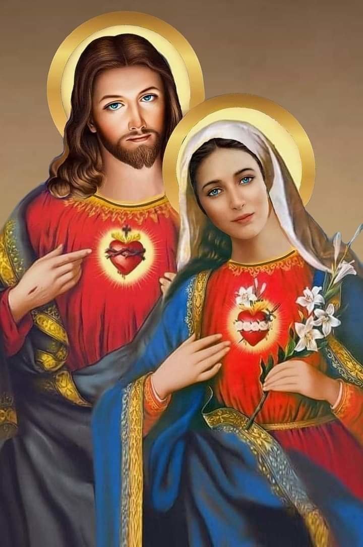 Sagrado corazon y maria - mariposas - оригинал