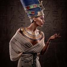 Оригинал схемы вышивки «царица Египта» (№2387849)