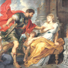 Rubens, Mars and Rhea Silvia