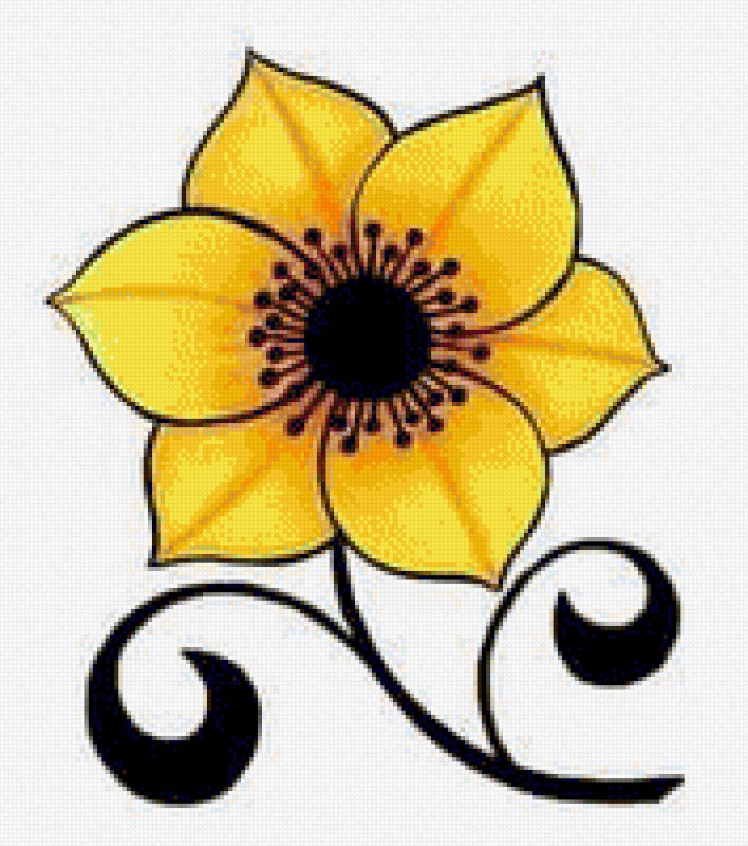 Flor - mariposas - предпросмотр