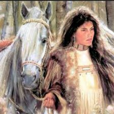 Схема вышивки «Индианка3»