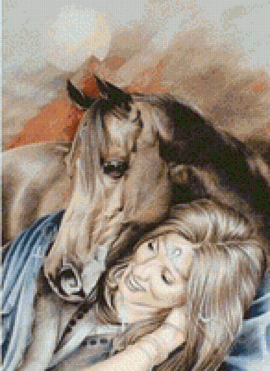 Девушка - миф, лошади - предпросмотр
