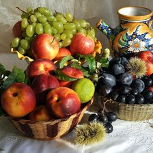 Схема вышивки «Натюрморт с фруктами»