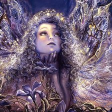 Схема вышивки «Фея в лунном свете»