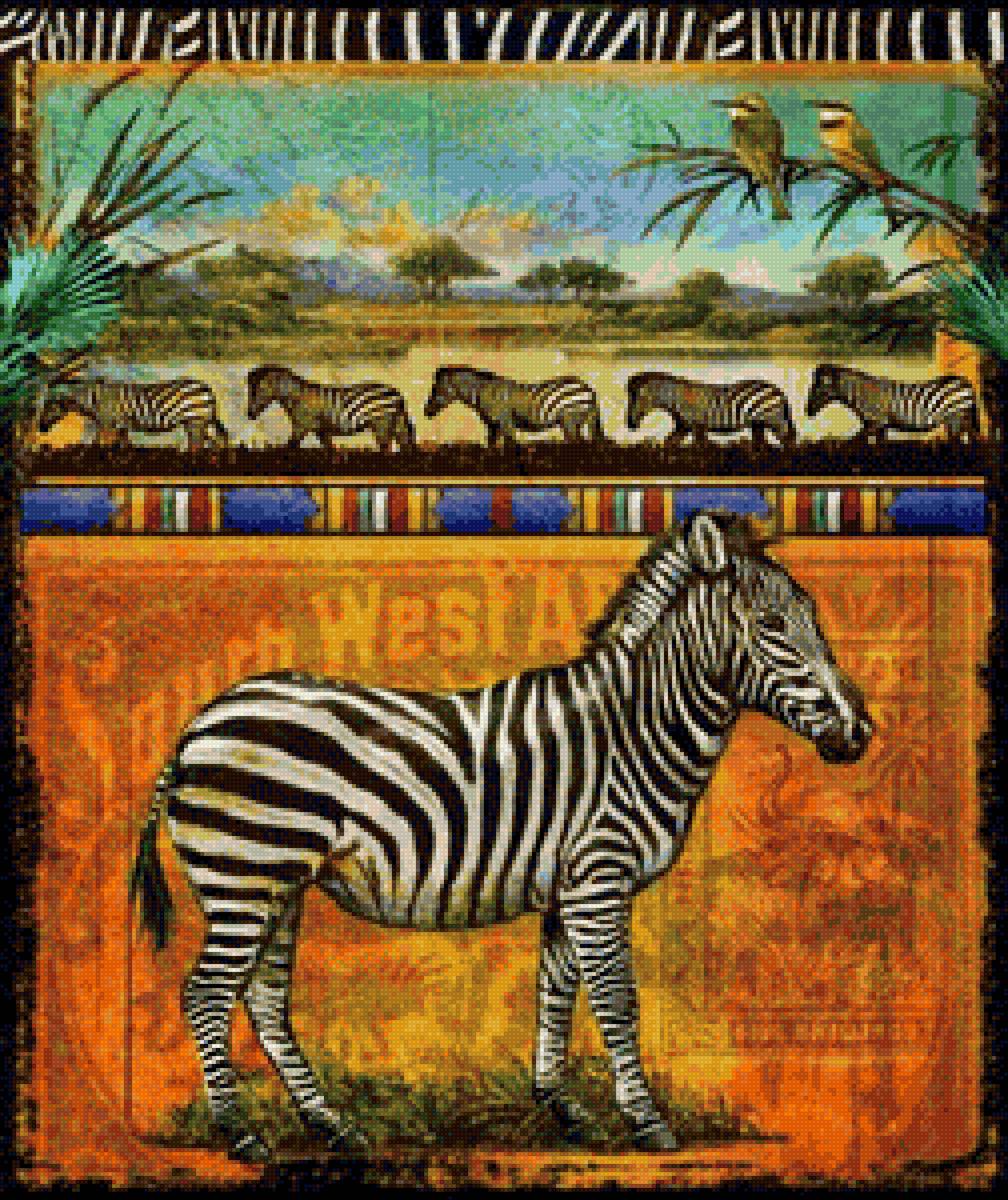 Зебра - зебра, африки, пустыня - предпросмотр