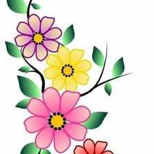 Схема вышивки «Flores»