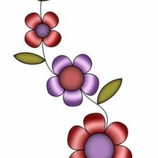 Схема вышивки «Flores»