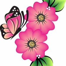 Схема вышивки «Flores»