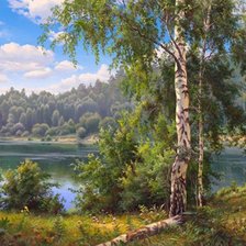 Схема вышивки «Родные места»