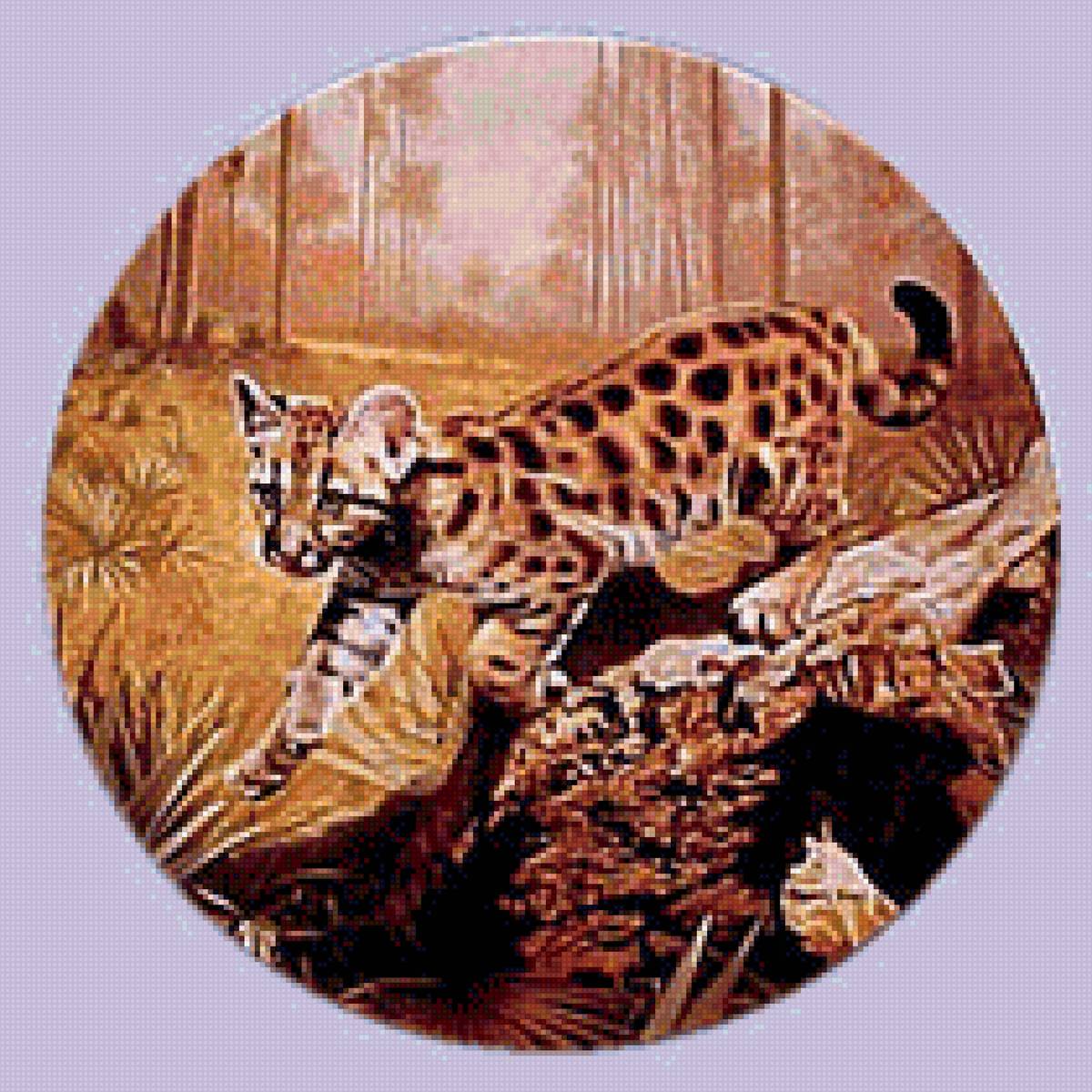 Бенгальская кошка дикая - кошка, подушка, дикая кошка - предпросмотр